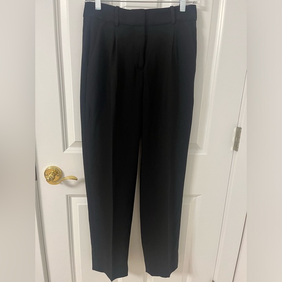 J. Crew Petite Essential Relaxed Drapey Crepe Trouser in Black - Picture 5 of 7